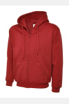 Sweatshirtjacke Rynor, Farbe: rot, Größe: XS