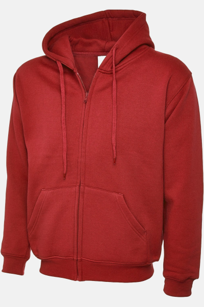 Sweatshirtjacke Rynor, Farbe: rot, Größe: XL