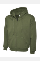 Sweatshirtjacke Rynor, Farbe: olivgrün, Größe: S