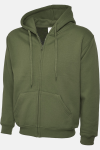 Sweatshirtjacke Rynor, Farbe: olivgrün, Größe: L
