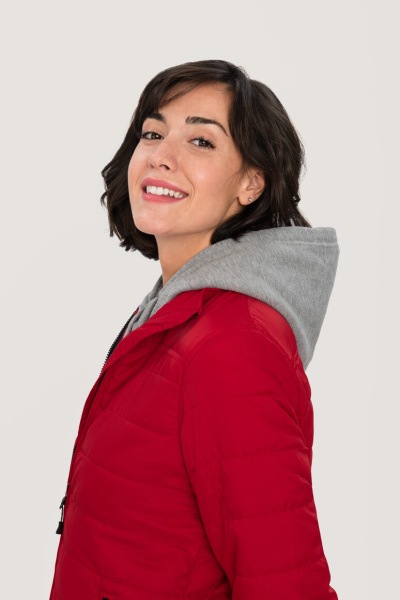 Wattierte Jacke Ragner, tailliert geschnitten, Farbe: rot, Größe: 3XL