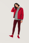Wattierte Jacke Ragner, tailliert geschnitten, Farbe: rot, Größe: 3XL