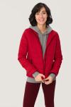 Wattierte Jacke Ragner, tailliert geschnitten, Farbe: rot, Größe: 3XL