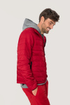 Wattierte Jacke Ragnor, gerade geschnitten, Farbe: rot, Größe: M