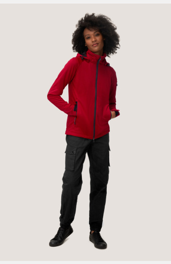 Softshelljacke Tonk, tailliert geschnitten, Farbe: rot,...