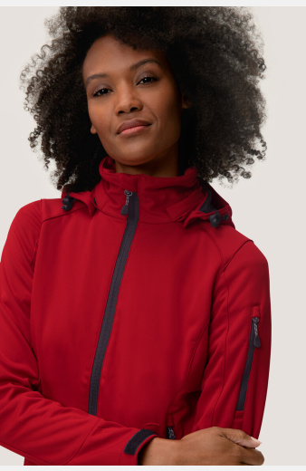 Softshelljacke Tonk, tailliert geschnitten, Farbe: rot,...