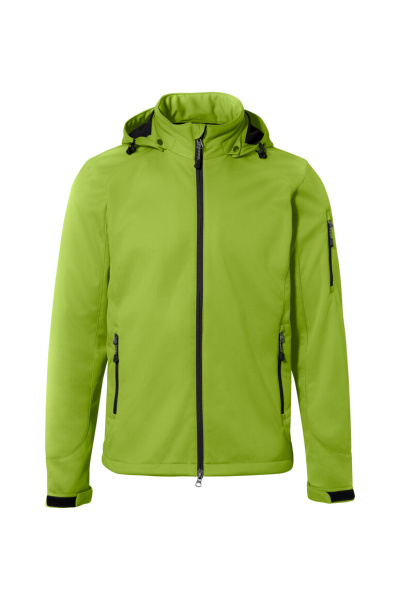 Softshelljacke Toner, gerade geschnitten, Farbe: apfelgrün, Größe: S