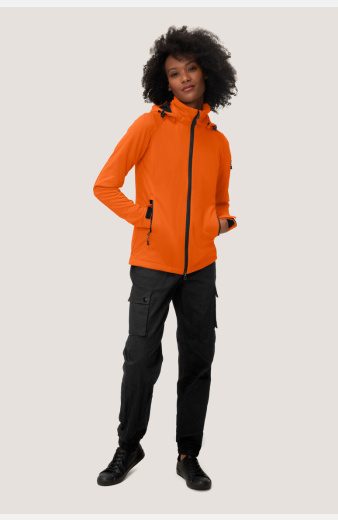 Softshelljacke Tonk, tailliert geschnitten, Farbe: orange, Größe: XS