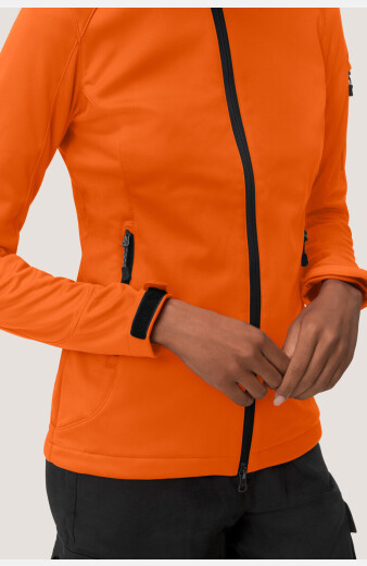 Softshelljacke Tonk, tailliert geschnitten, Farbe: orange, Größe: XS