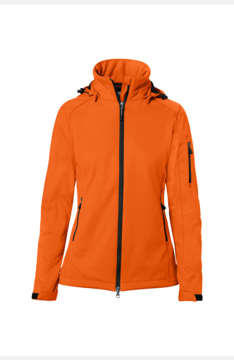 Softshelljacke Tonk, tailliert geschnitten, Farbe: orange, Größe: XS