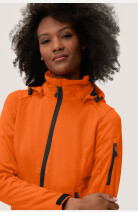 Softshelljacke Tonk, tailliert geschnitten, Farbe: orange, Größe: XS