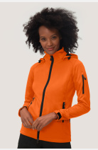 Softshelljacke Tonk, tailliert geschnitten, Farbe: orange, Größe: XS