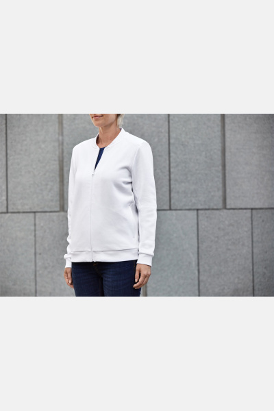 Sweatjacke Vireya, tailliert geschnitten, Farbe: rot, Größe: XS