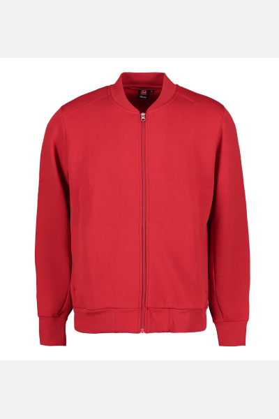 Sweatjacke Vireya, tailliert geschnitten, Farbe: rot, Größe: XS