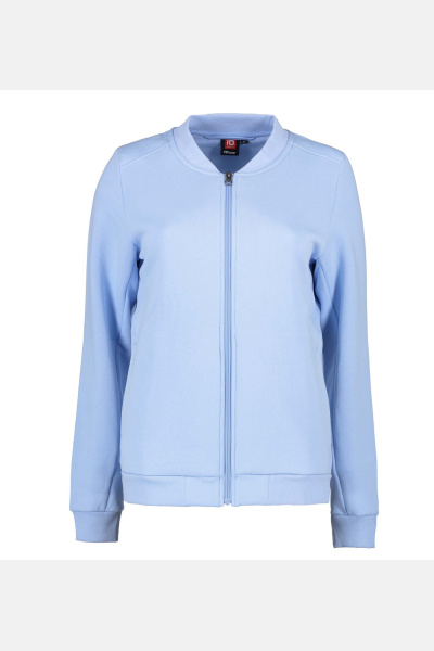 Sweatjacke Vireya, tailliert geschnitten, Farbe: hellblau, Größe: XS