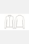 Sweatjacke Vireya, tailliert geschnitten, Farbe: hellblau, Größe: XS