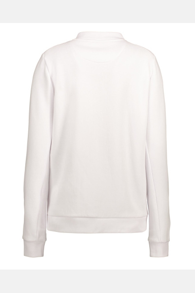 Sweatjacke Vireya, tailliert geschnitten, Farbe: weiß, Größe: XS