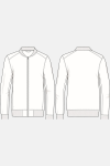 Sweatjacke Vireon, gerade geschnitten, Farbe: weiß, Größe: M