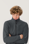Fleecejacke Remy, gerade geschnitten, Farbe: anthrazit, Größe: 5XL