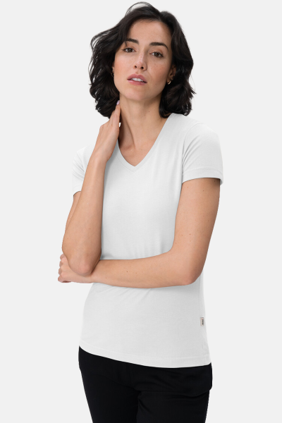 T-Shirt Arlisa, tailliert geschnitten, Farbe: weiß,...