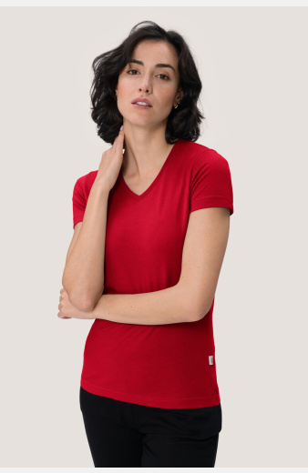 T-Shirt Arlisa, tailliert geschnitten, Farbe: rot, Größe: XS