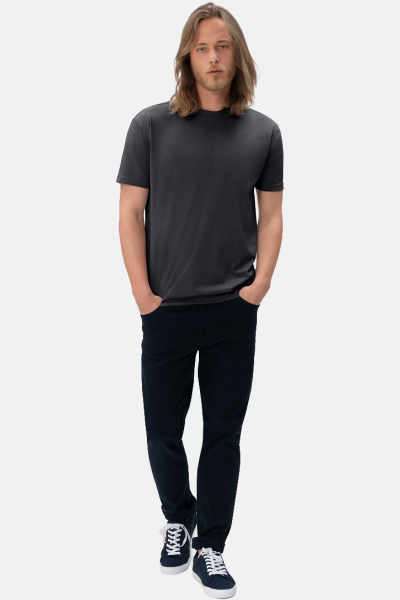 T-Shirt Arlis, gerade geschnitten, Farbe: karbongrau, Größe: XXL