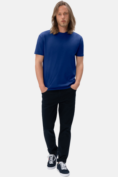 T-Shirt Arlis, gerade geschnitten, Farbe: ultramarineblau, Größe: XXL