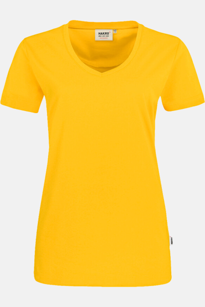 T-Shirt Arlisa, tailliert geschnitten, Farbe: gelb, Größe: L