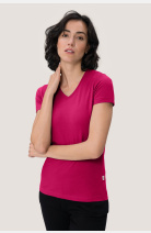 T-Shirt Arlisa, tailliert geschnitten, Farbe: magenta, Größe: XS