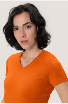 T-Shirt Arlisa, tailliert geschnitten, Farbe: orange, Größe: XS