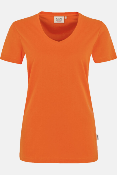 T-Shirt Arlisa, tailliert geschnitten, Farbe: orange, Größe: L
