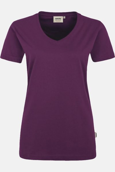 T-Shirt Arlisa, tailliert geschnitten, Farbe: aubergine, Größe: M