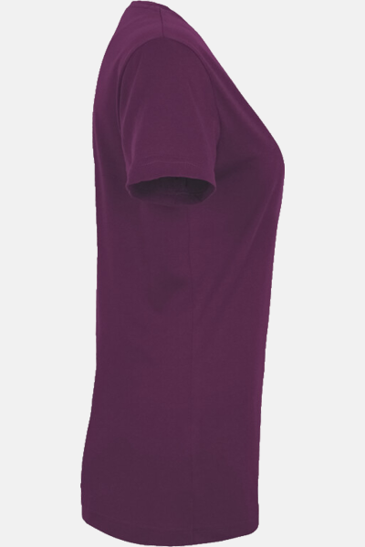 T-Shirt Arlisa, tailliert geschnitten, Farbe: aubergine, Größe: M