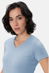 T-Shirt Arlisa, tailliert geschnitten, Farbe: hellblau, Größe: L