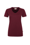 T-Shirt Arlisa, tailliert geschnitten, Farbe: bordeaux, Größe: S