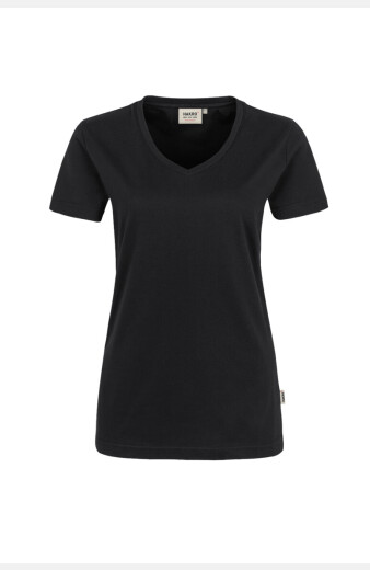 T-Shirt Kirsten, tailliert geschnitten, Farbe: schwarz, Größe: XS