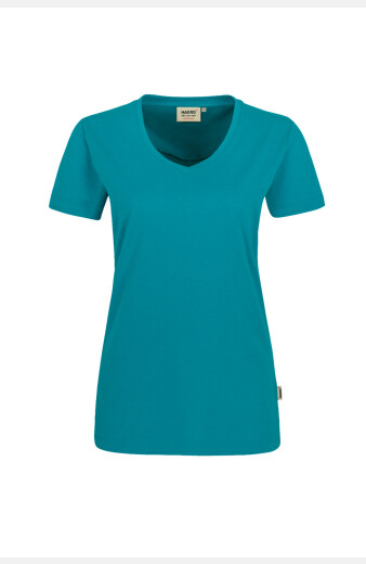 T-Shirt Kirsten, tailliert geschnitten, Farbe: smaragd, Größe: XS