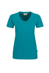 T-Shirt Arlisa, tailliert geschnitten, Farbe: smaragd, Größe: S