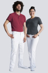 Unisex Jeanshose Jonne, Farbe: weiß, Größe: Ms