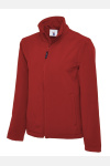 Softshelljacke Jean, gerade geschnitten, Farbe: rot, Größe: S