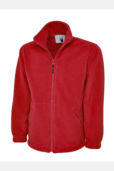 Fleecejacke William, gerade geschnitten, Farbe: rot,...