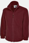 Fleecejacke William, gerade geschnitten, Farbe: bordeaux, Größe: M