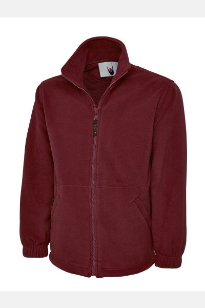 Fleecejacke William, gerade geschnitten, Farbe: bordeaux,...