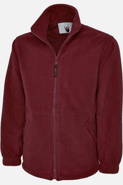 Fleecejacke William, gerade geschnitten, Farbe: bordeaux,...