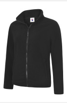 Fleecejacke Wilma, tailliert geschnitten, Farbe: schwarz, Größe: XS