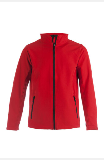 Softshelljacke Robert, gerade geschnitten, Farbe: rot,...