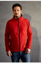 Softshelljacke Robert, gerade geschnitten, Farbe: rot, Größe: M