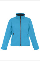 Softshelljacke Roberta, tailliert geschnitten, Farbe: hellblau, Größe: M