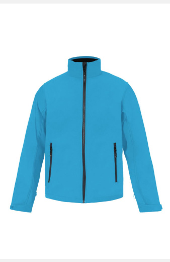 Softshelljacke Robert, gerade geschnitten, Farbe: hellblau, Größe: S