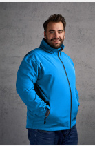 Softshelljacke Robert, gerade geschnitten, Farbe: hellblau, Größe: S